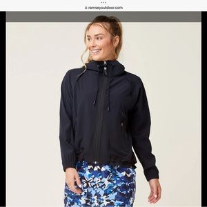 NWT Krimson Klover Lena Windbreaker Jacket in black